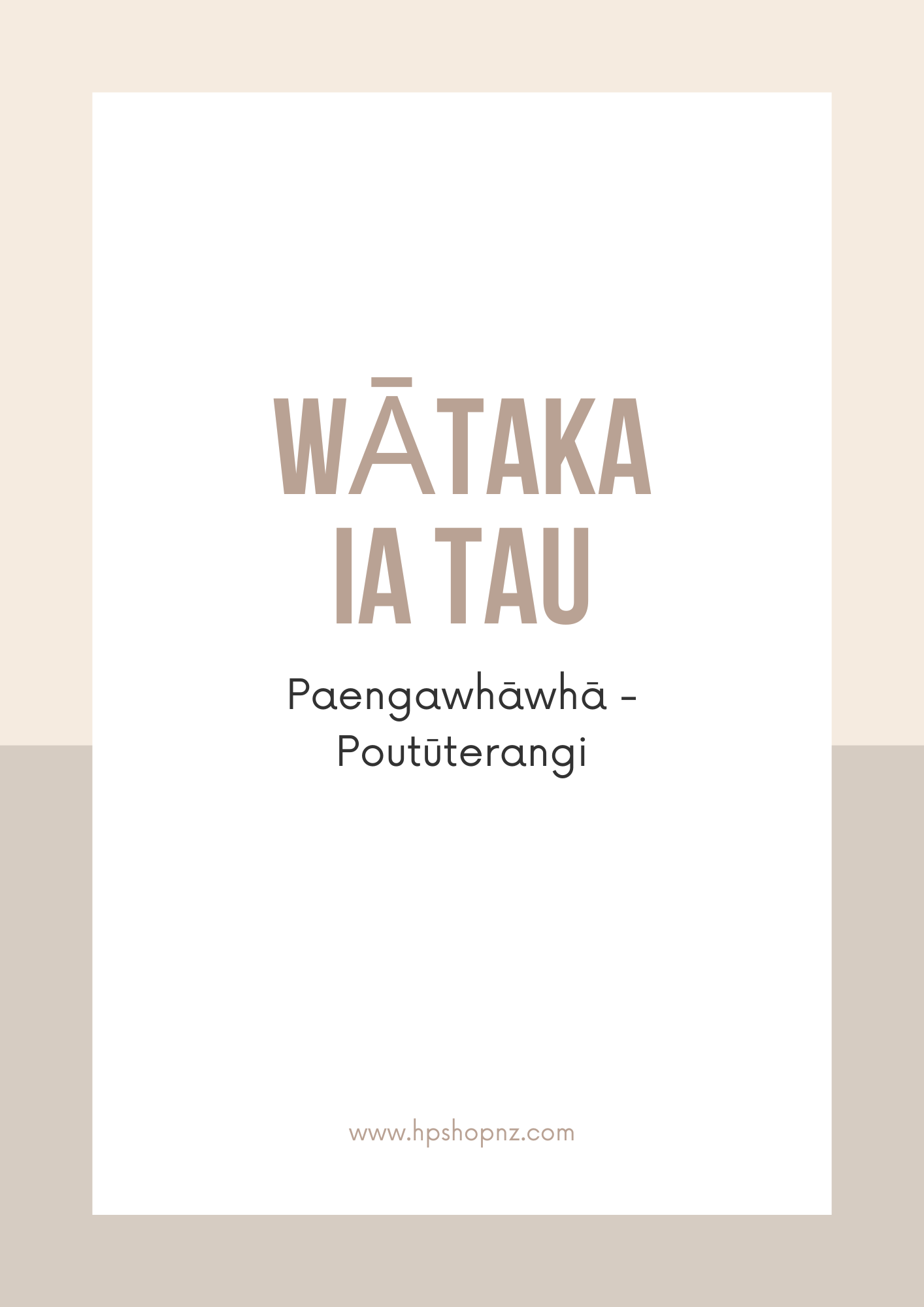 Lifetime Calendars - Māori
