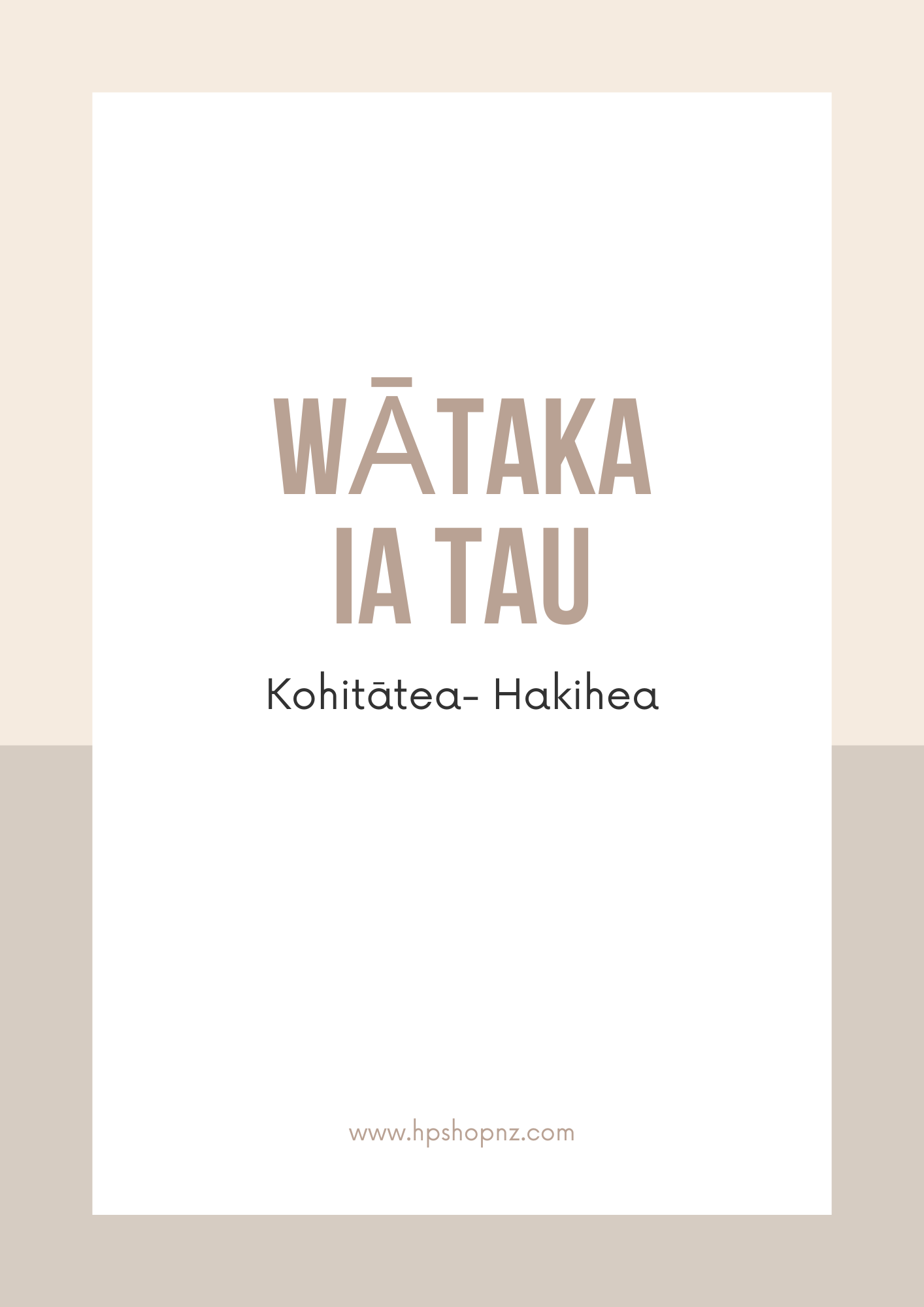 Lifetime Calendars - Māori